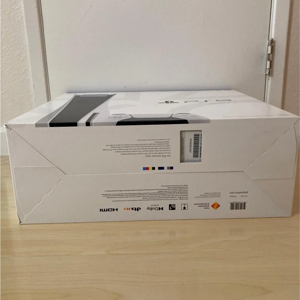 Sony PS5 Console with DualSense Controller - White & Black